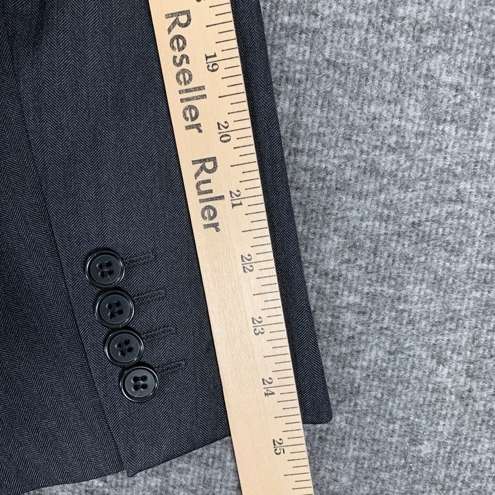Brooks Brothers 2 Piece Suit Men 43R Gray Vitale Barberis Canonico Wool 35x30 - Picture 9 of 16